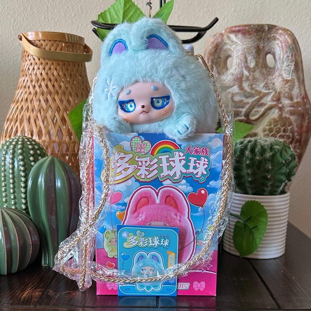 Colorful Ball Family Crossbody Bag Blind Box Plush